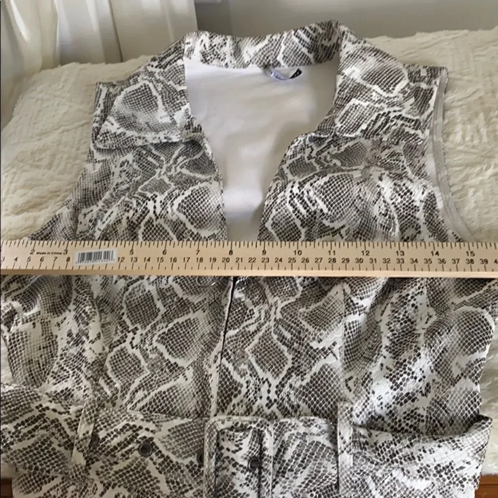 UO VIPER SNAKE PRINT ROMPER